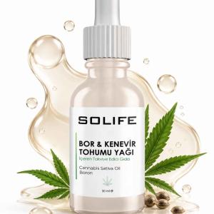 Bor Ve Kenevir Tohumu Yağı Gıda Takviyesi 30 ml